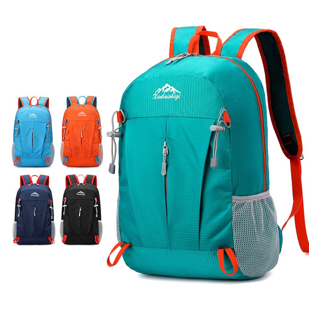 Hiking Backpack Waterproof - 多機能 25L ハイキングバックパック超軽量折りたたみスポーツバックパック防水ナイロン生地フィットネスバッグ旅行
