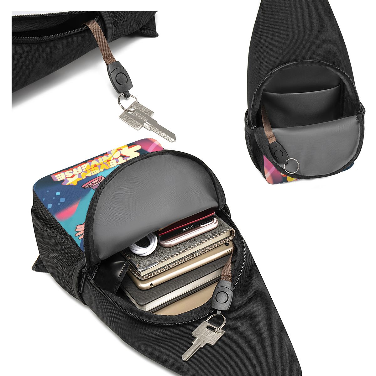 スティーブン・ユニバース チェストバッグ メンズ スリング  - Sling Backpack Shoulder のレビューと価格