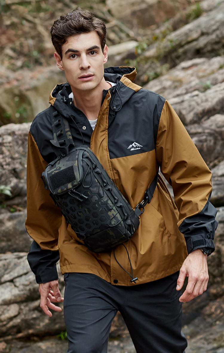 ホームフィッシュ 新型 アウトドア タクティカル チェストバ - Sling Backpack Shoulder のレビューと価格