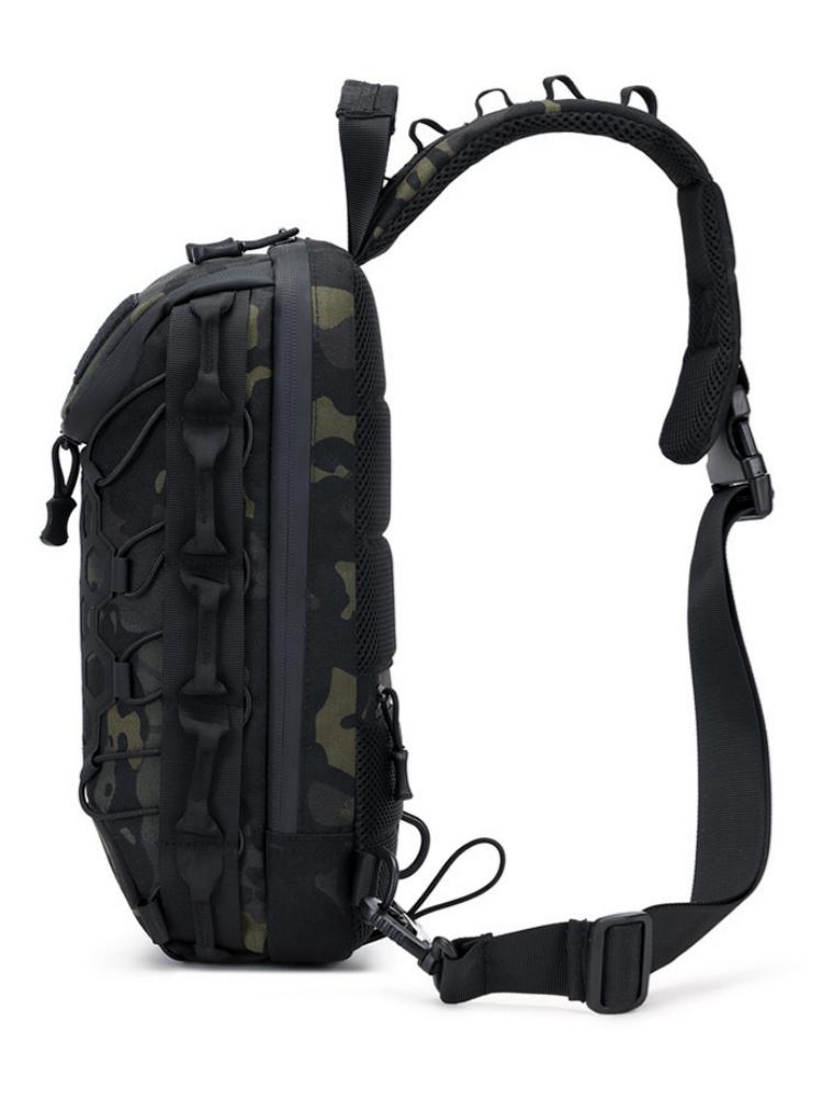 ホームフィッシュ 新型 アウトドア タクティカル チェストバ - Sling Backpack Shoulder のレビューと価格