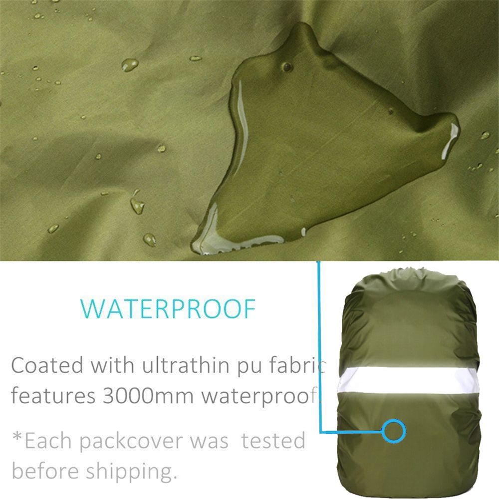 20/35L 反射材付きキャンプ・ハイキング用リュックサック - Rain Cover Backpack のレビューと価格
