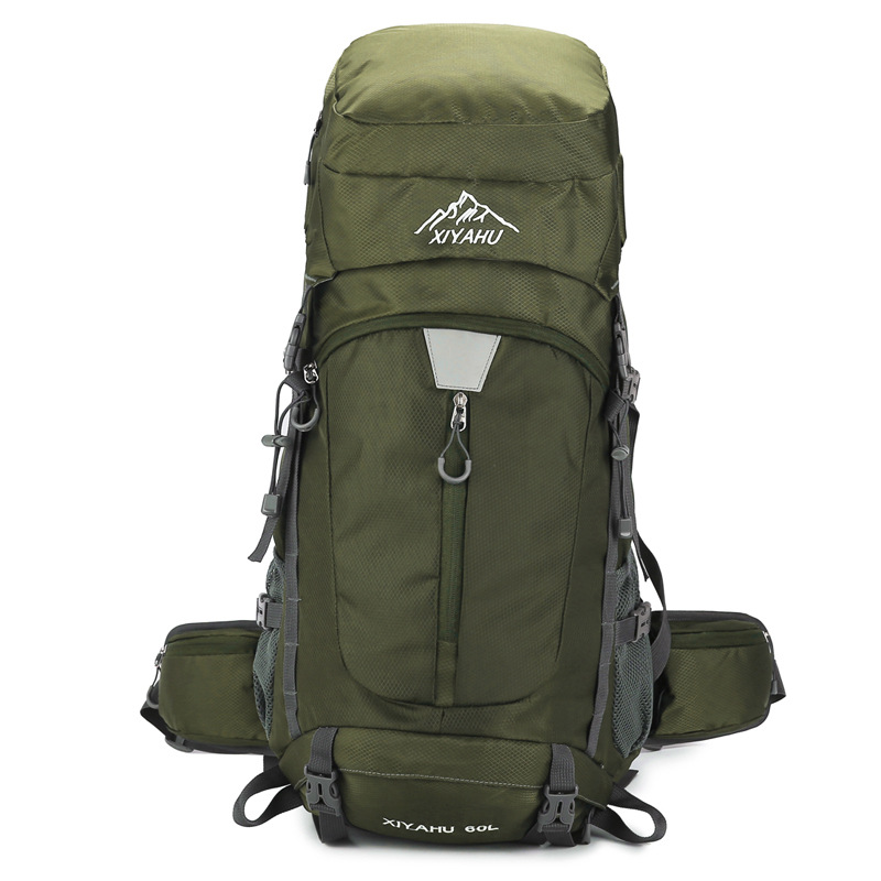 60L キャンプバックパック 旅行バッグ メンズ 大容量 ア - Rain Cover Backpack のレビューと価格