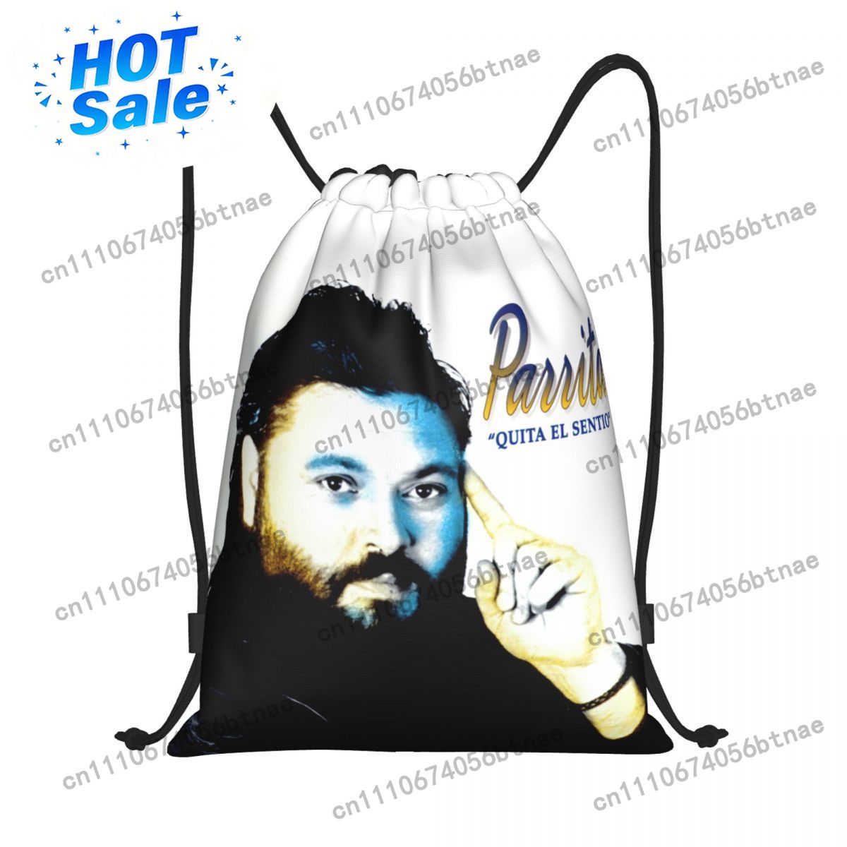 カスタムビセンテデカストロパリータ巾着バッグ男性女性軽量スペ - Drawstring Gym Bag のレビューと価格