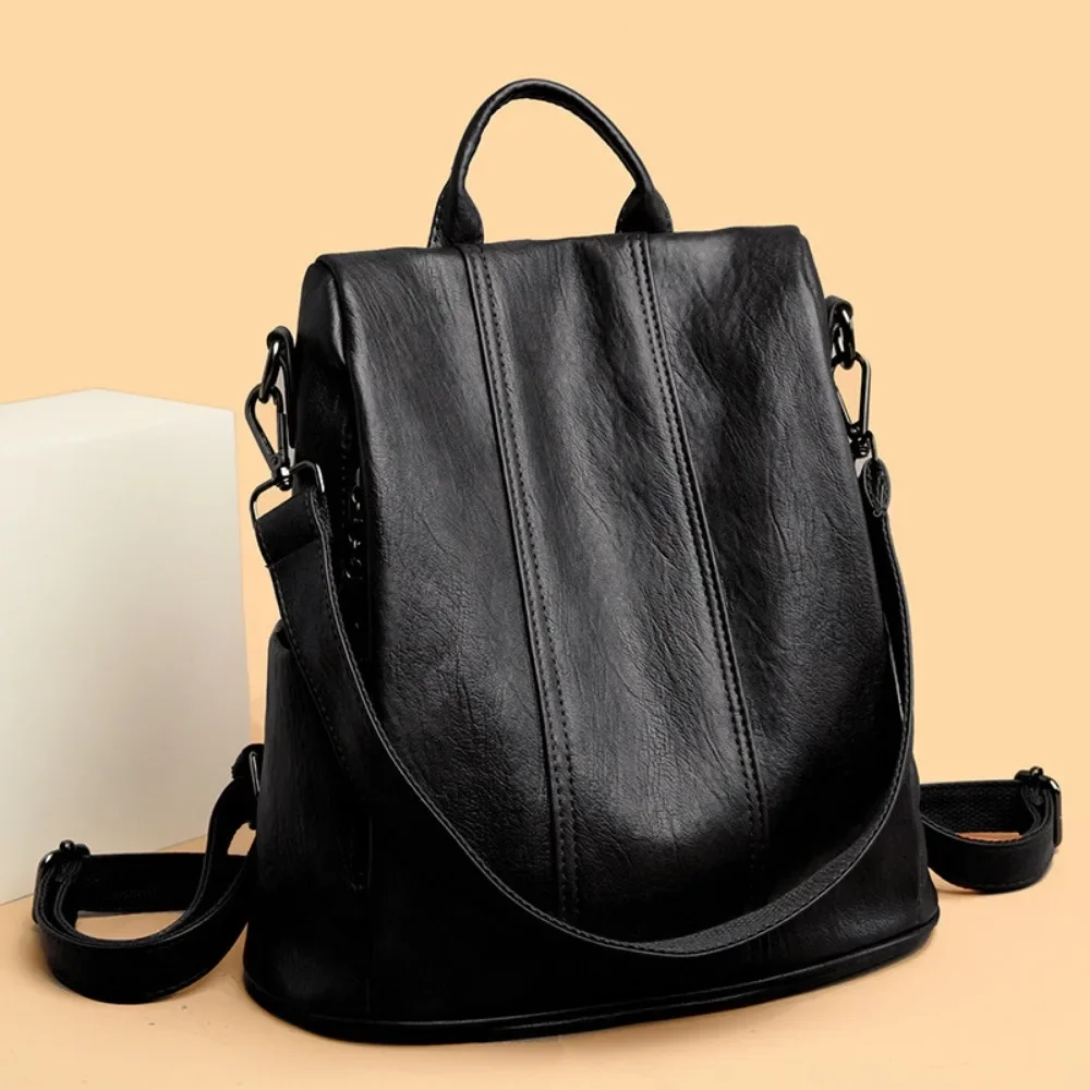 女性用新型盗難防止ノートパソコンバックパック、高品質ソフトレ - Travel Backpack Anti Theft のレビューと価格